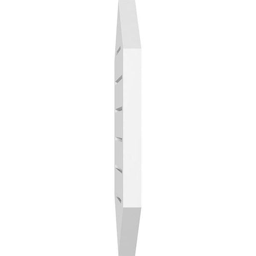20x22W x 38x22H Vertical Peaked Surface Mount PVC Gable Vent H657