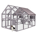 110'' Extra Large Wooden Catio Cage with Roof Cover F239