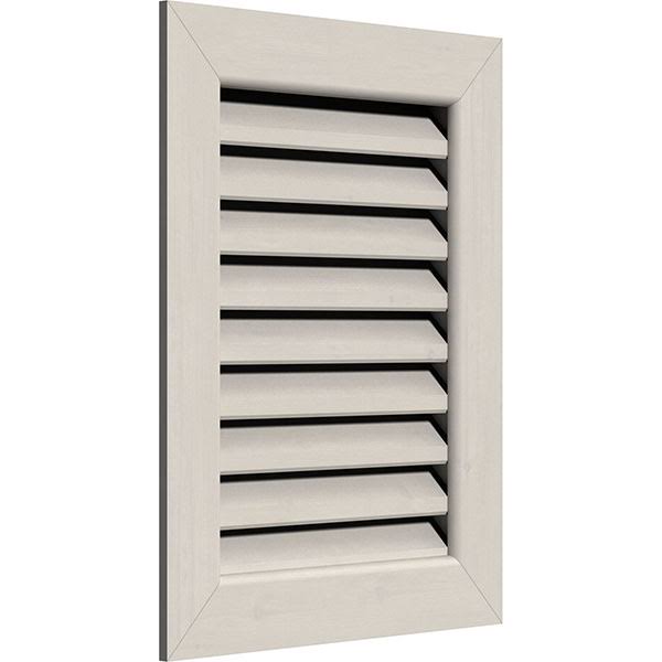 16 inch Vertical Gable Vent, Primed Smooth Western Red Cedar D26651
