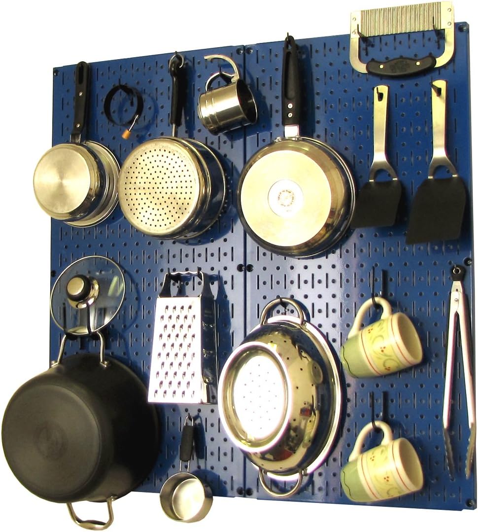 White Pegboard Storage and Organization Kit with Accessories Pack of 2 A9916
