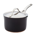 Hard-Anodized Nonstick Straining Saucepan, 3.5-Quart L23147