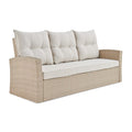 Wicker Outdoor Sofa with Cushions E13633