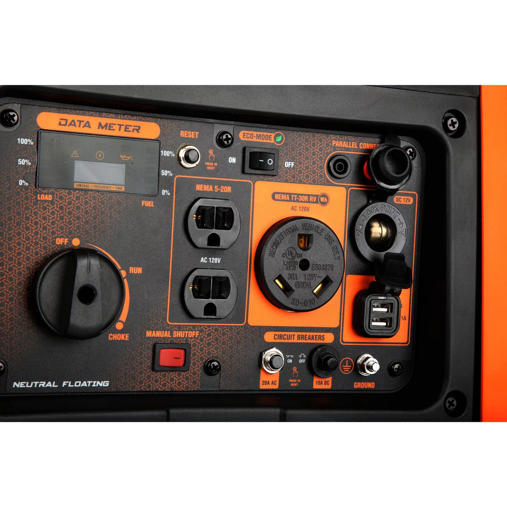 4500-Watt Portable Inverter Generator with Fuel Shut-Off R606