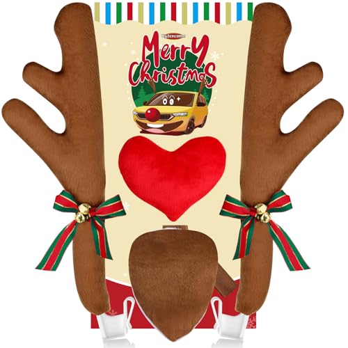 Reindeer Antlers for Cars Kit Nose and Tail J82365