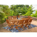 9-piece Wood Outdoor Set G4052