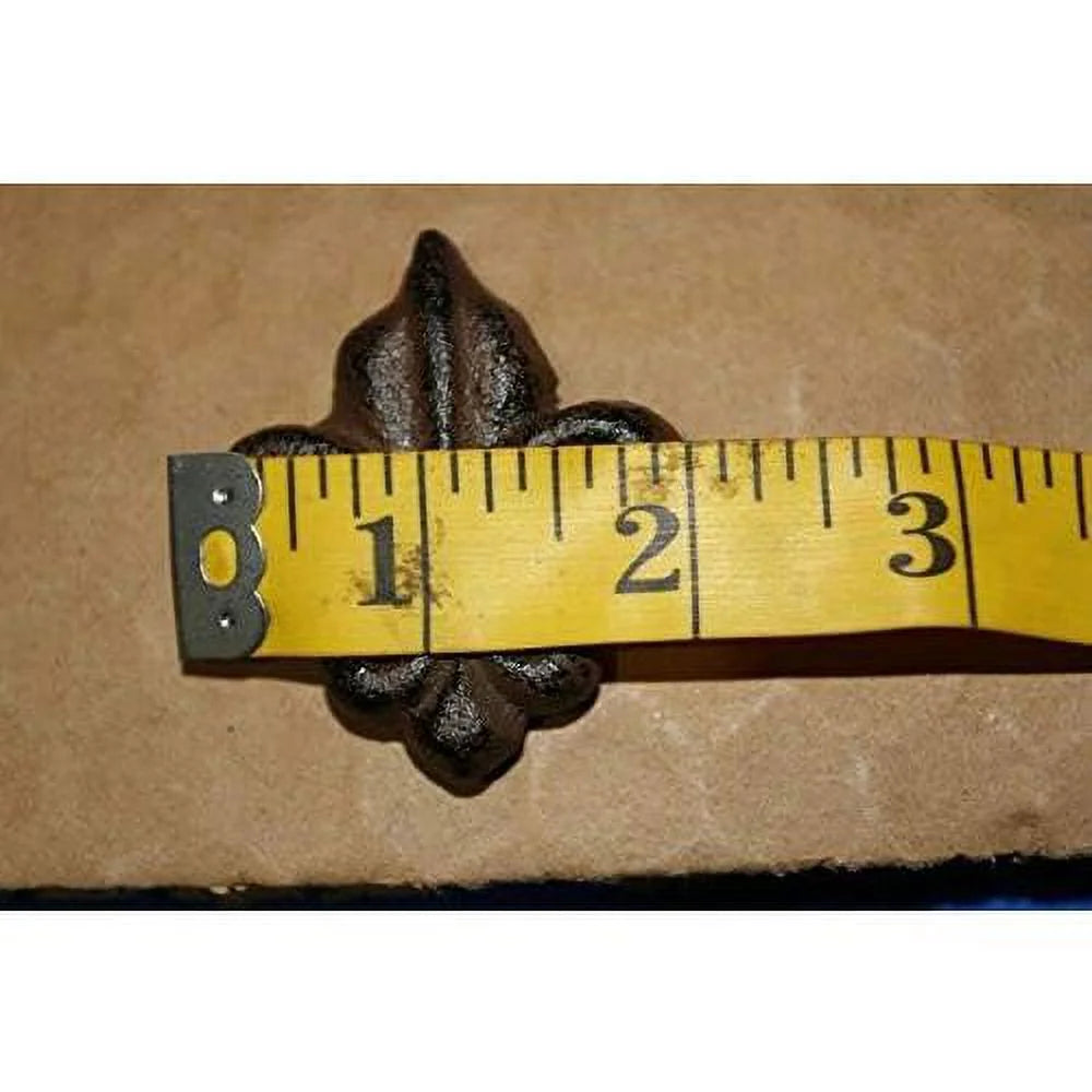 Cast Iron Fleur De Lis Cabinet Knobs, Pack Of 30 A612