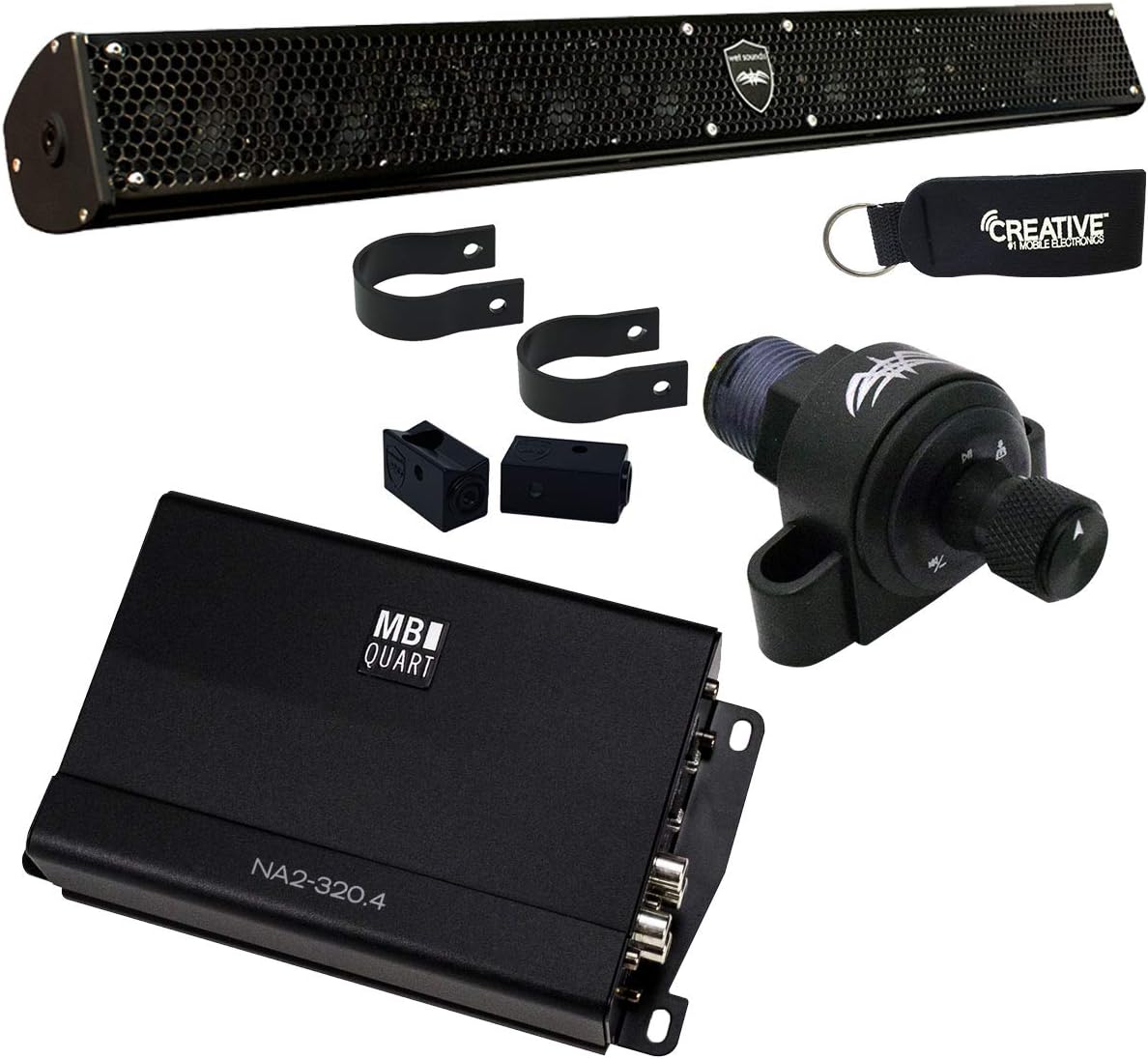 Stealth-10-Core Soundbar, Micro Amplifier & Bluetooth Receiver/Controller W170