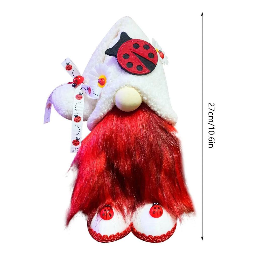 Ladybugs Daisy Big Nose Forest Elder Doll Ornament S1460