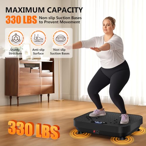 Vibration Plate Exercise Machine with 330 Lbs Capacity C20855