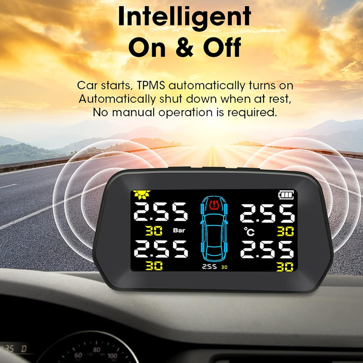 Solar Tire Pressure Monitoring System H211