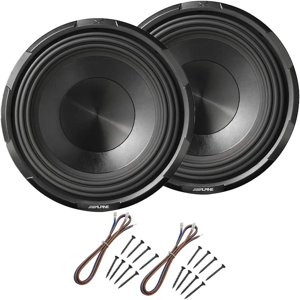 10 Subwoofers with Sub Install Kit Package U941