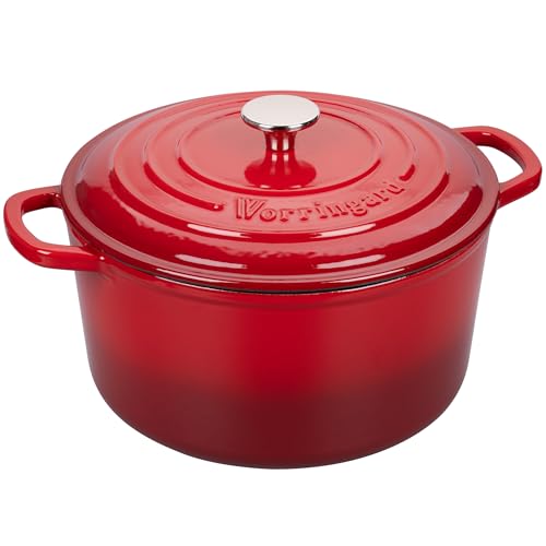4.5 Quart White Enameled Cast Iron Dutch Oven O118