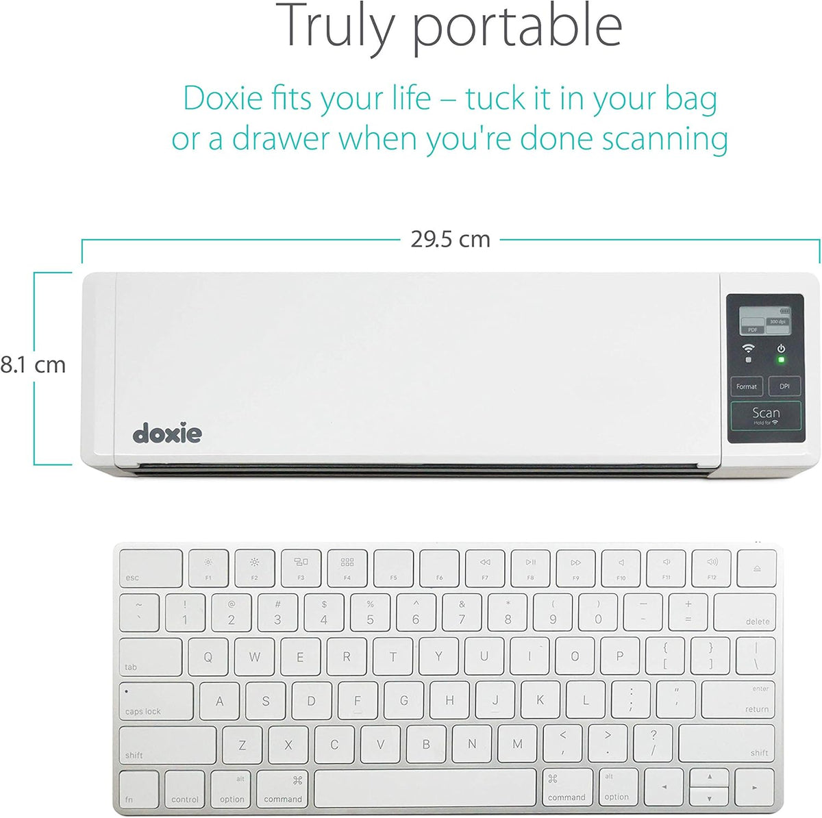 Rechargeable Document Scanner with ADF and Wi-Fi D556219
