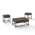 3PC Brown Ash Coffee Table Set J493745