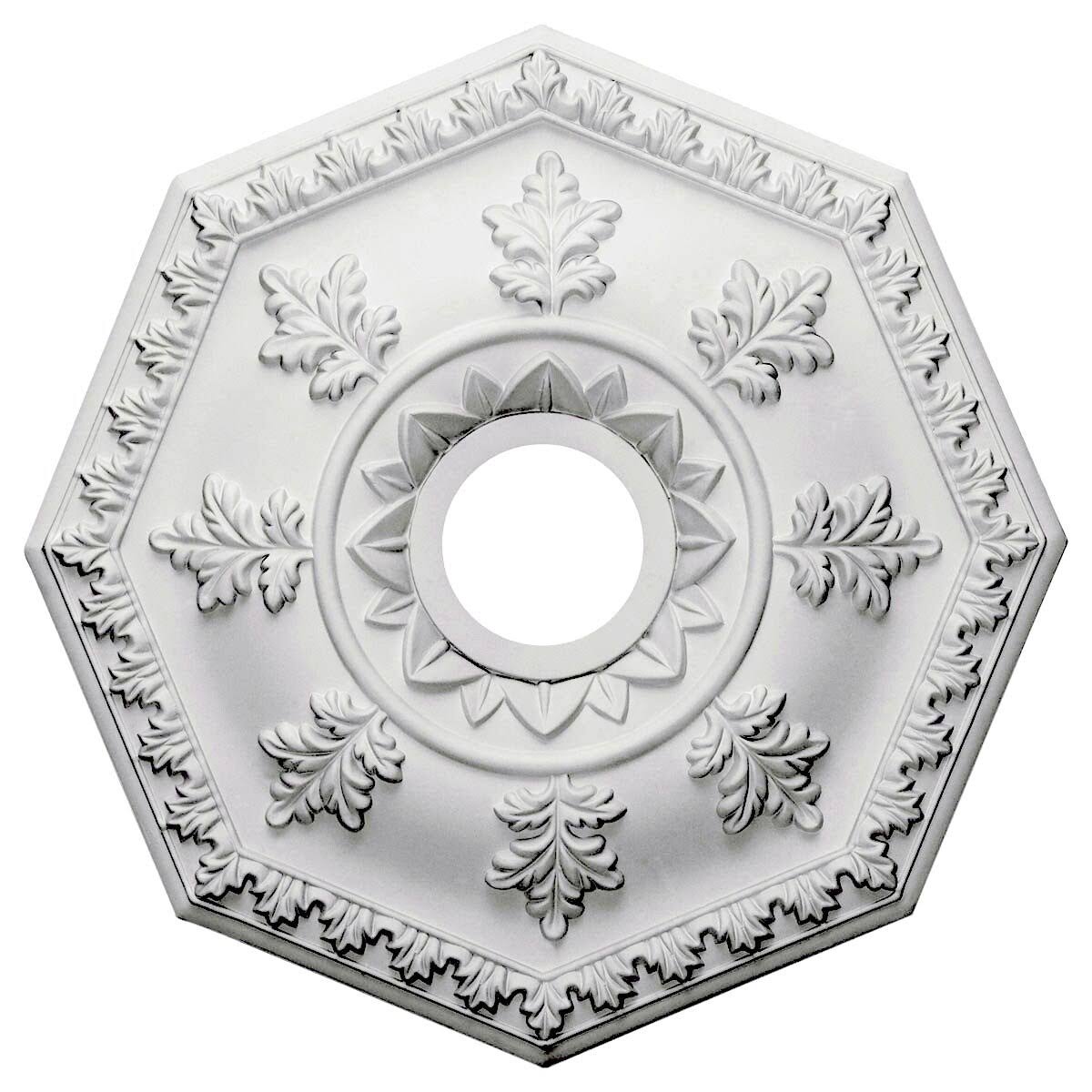 18x22OD x 3 1/2x22ID x 1 1/2x22P Hand-Painted Copper Penny Ceiling Medallion A743