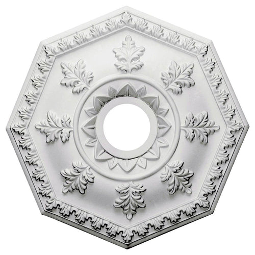 18x22OD x 3 1/2x22ID x 1 1/2x22P Hand-Painted Copper Penny Ceiling Medallion A743