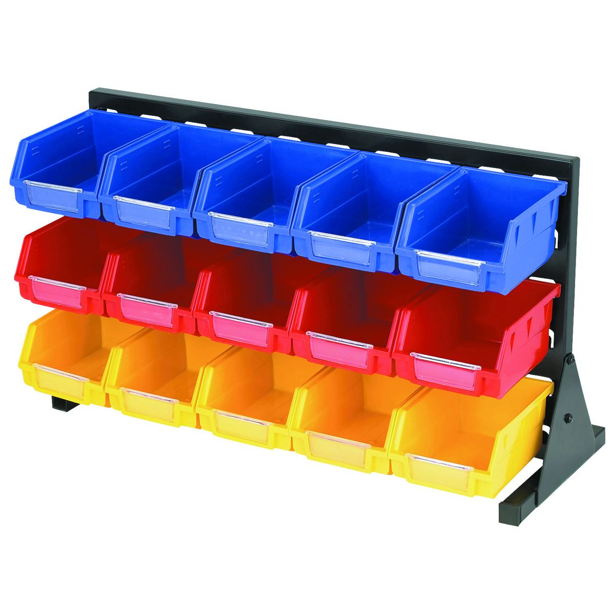 15 Bin Tabletop Parts Rack L2444