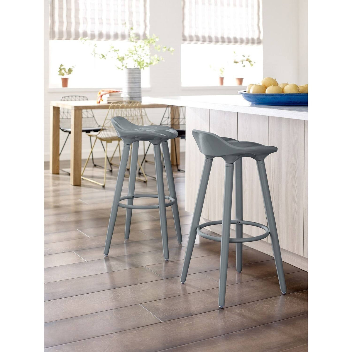 White Bar Stool I158
