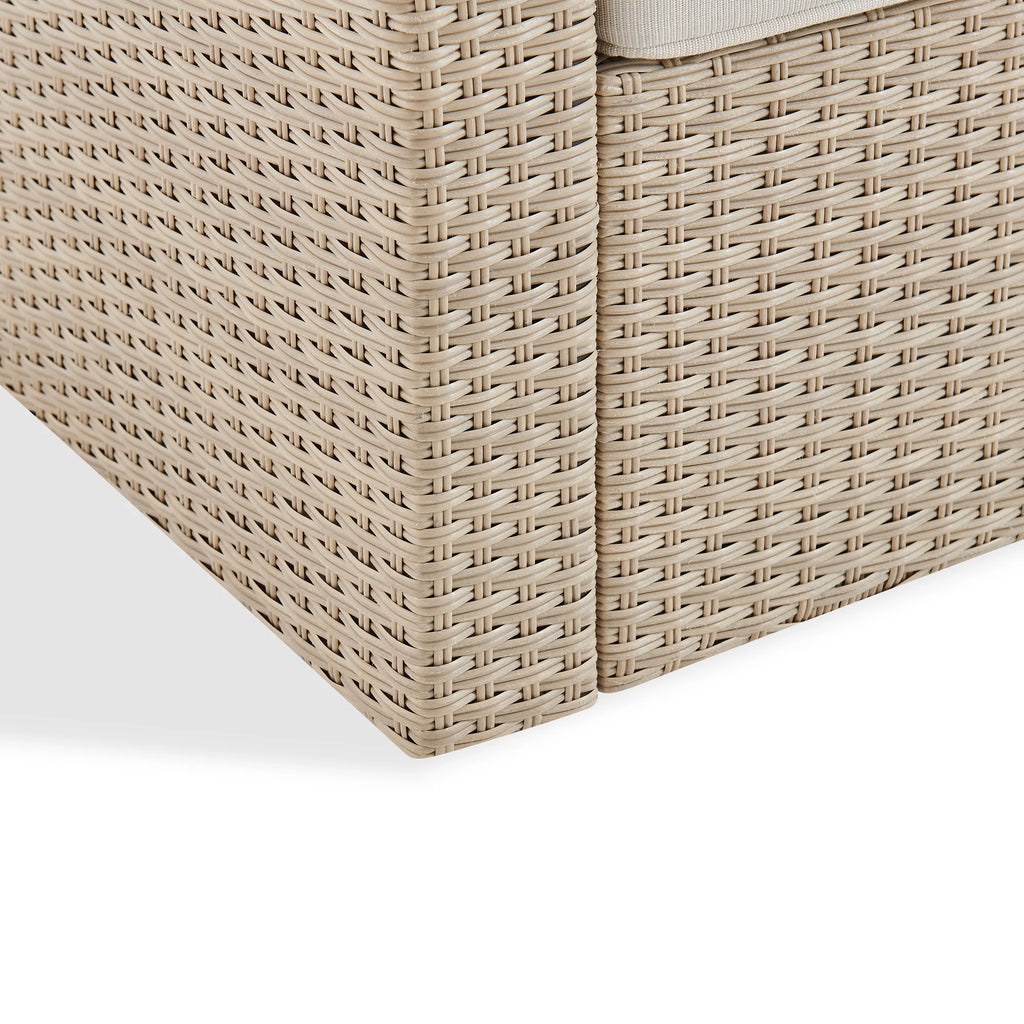 Wicker Outdoor Sofa with Cushions E13633