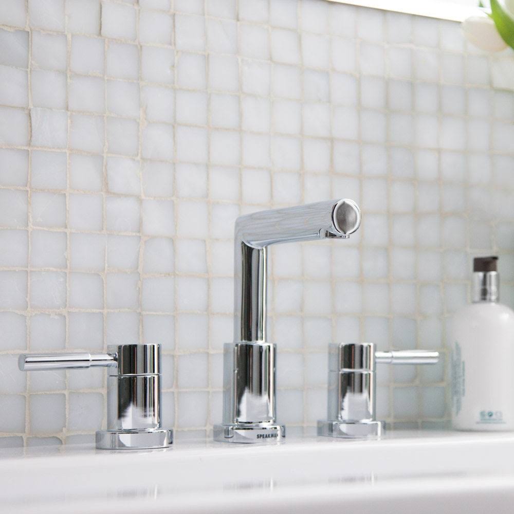 Polished Chrome Neo Widespread Bathroom Faucet Q72499