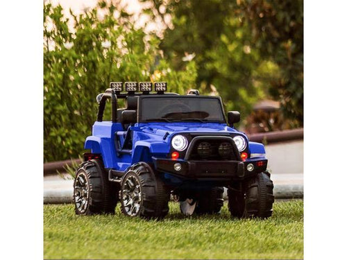 12V Kids Ride-On Truck Car with Remote Control, Blue Y345079