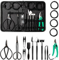 16PCS Bonsai Tree Kit with Pruning Shears and Carbon Steel Scissors L16600