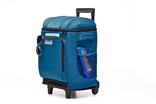 42-Can Soft Rolling Cooler with Wheels A6523