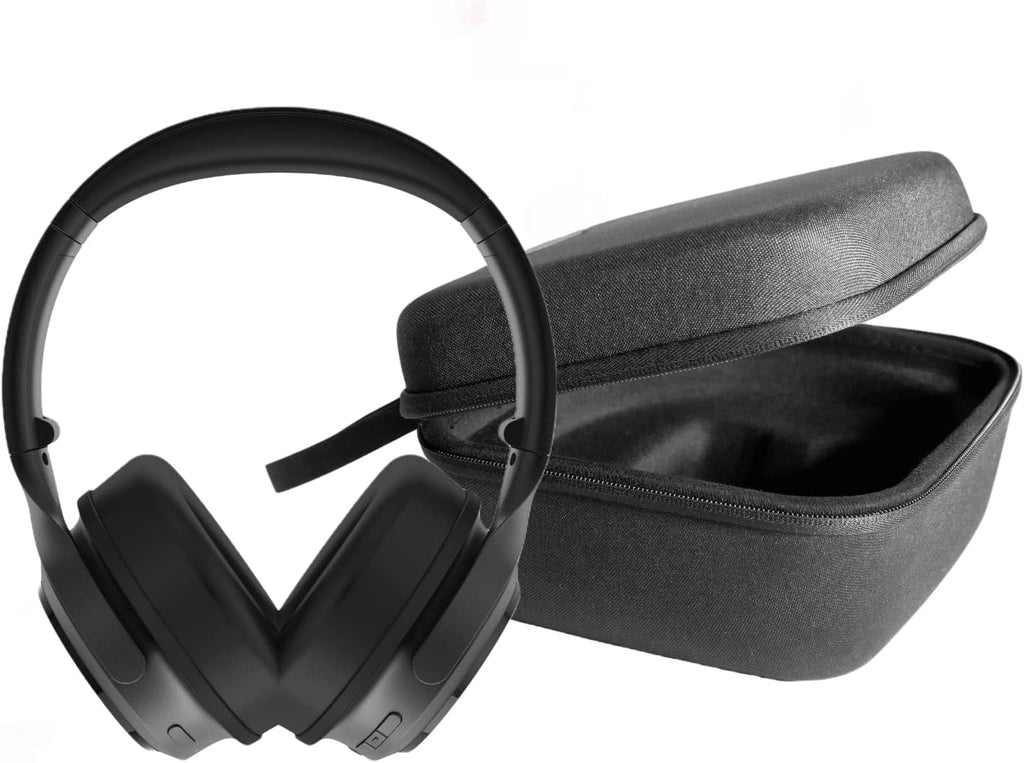 Black Bluetooth Over The Ear Headphones with Active Noise Cancellation J674