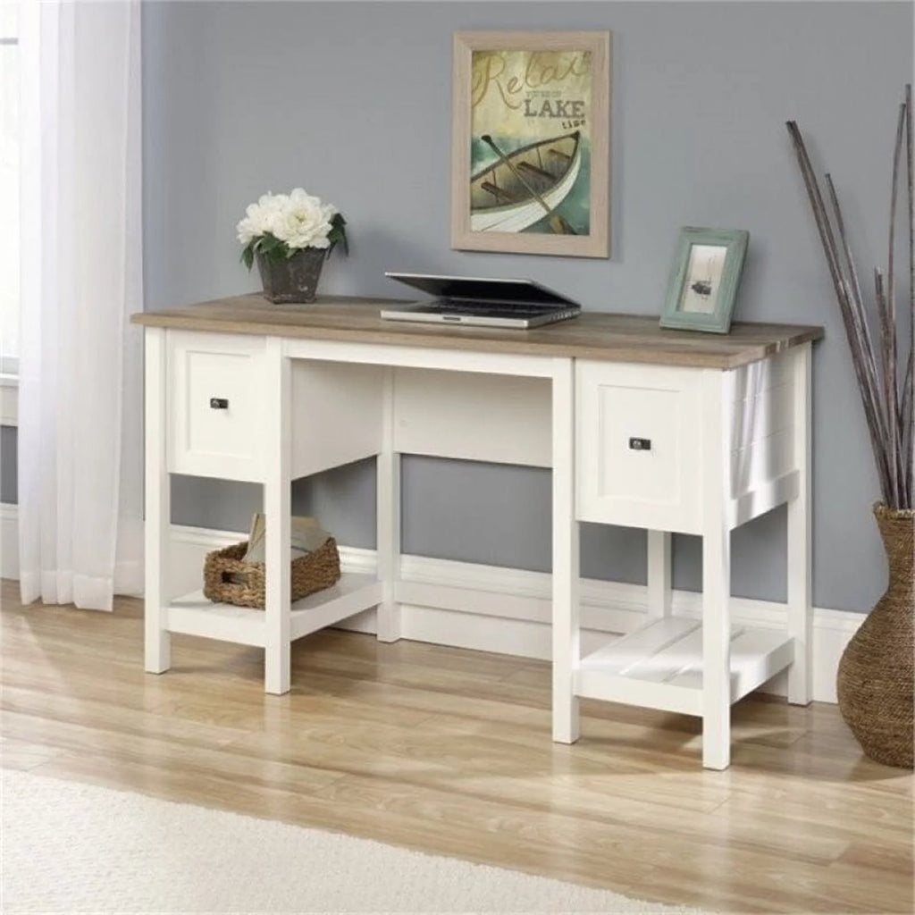 Home Office Desk in Soft White C511