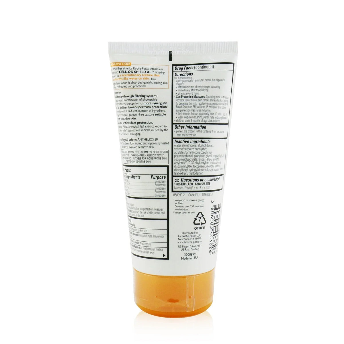 Cooling Water Lotion Sunscreen SPF 60 150ml Z890574