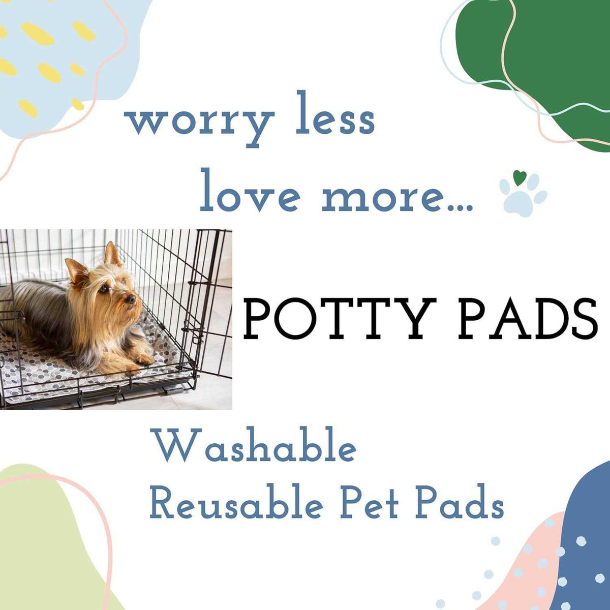 Quilted Washable Reusable Dog Pee Pads X6937