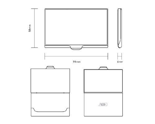Etched Card Case R10736