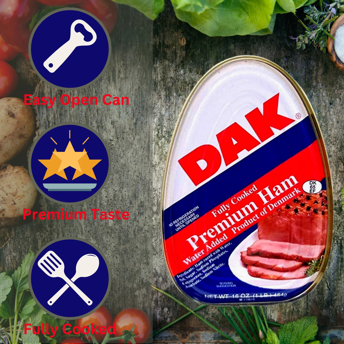 Canned Ham 16oz Pack of 2 P75301