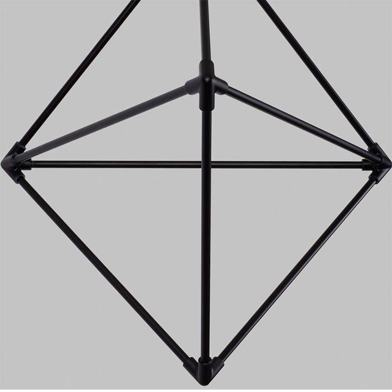 Black LED Chandelier D271