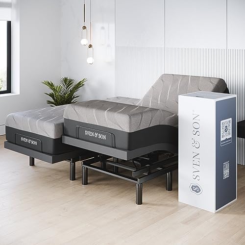 Adjustable Bed Base with Head and Foot Lift, Massage, USB, Zero Gravity V5586