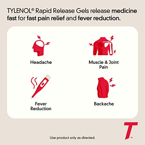 Acetaminophen Rapid Release Gels, 100 ct X817