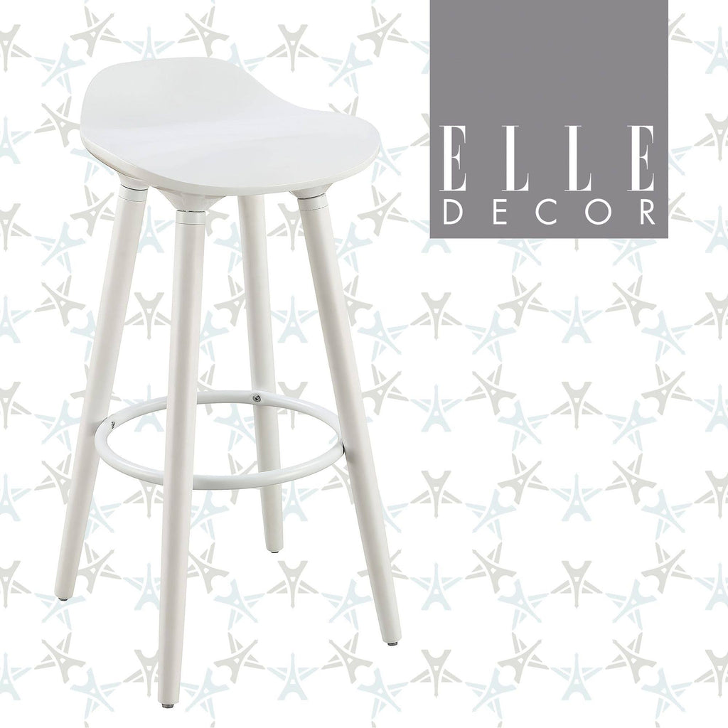White Bar Stool I158