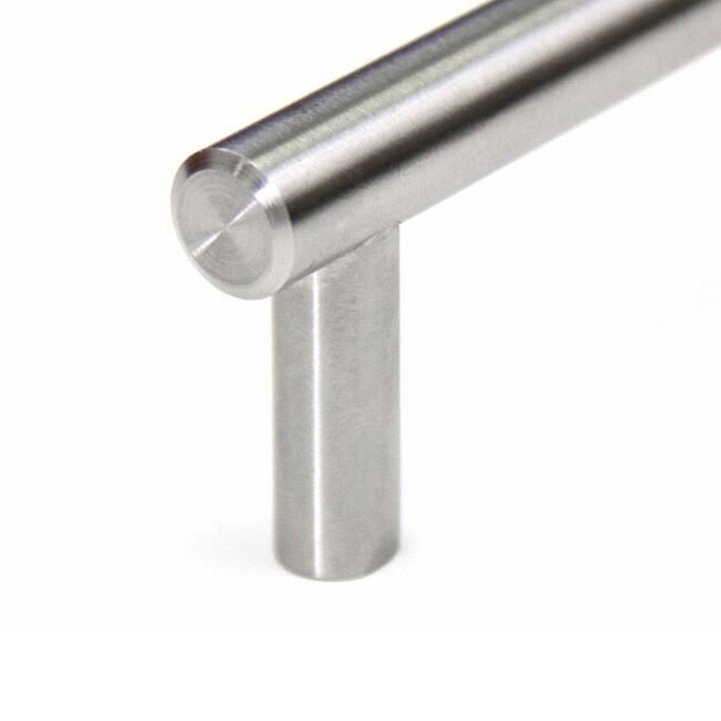 8-Inch Solid Stainless Steel Cabinet Drawer Bar Pull Handles, Case of 25 L6040