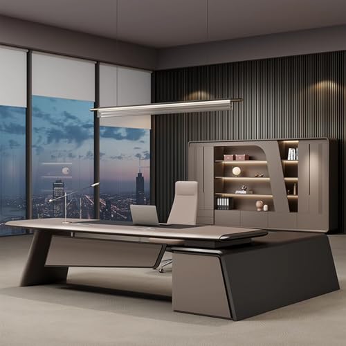 94.4" Executive Desk with Storage Cabinet and Drawer R510866