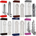 6 Piece Set Crystal Silicone Sheath J244339