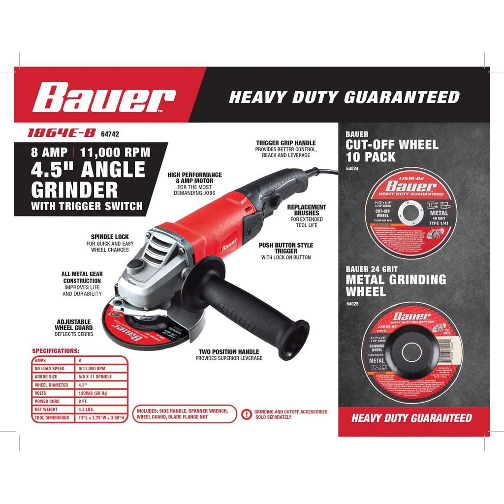4-1/2 in. Trigger-Grip Angle Grinder N184413