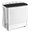 Portable 20lbs Washer and Dryer Combo Black E728