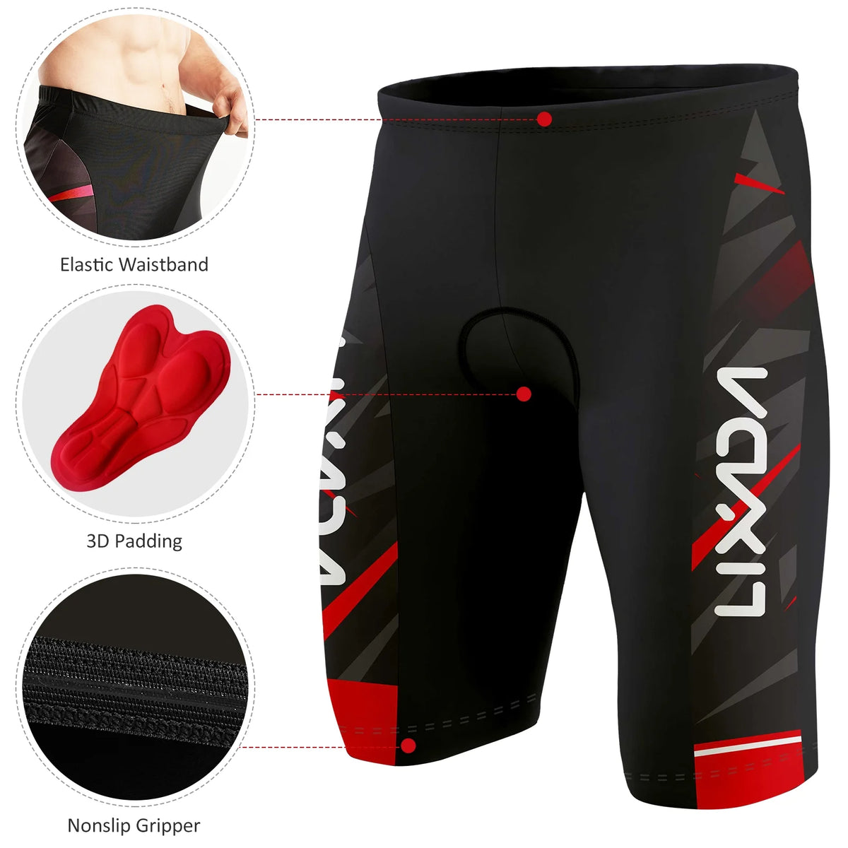 Men Cycling Jersey Short Sleeve Bike Shirt and Padded Shorts Bicycle Clothing Suit Q792