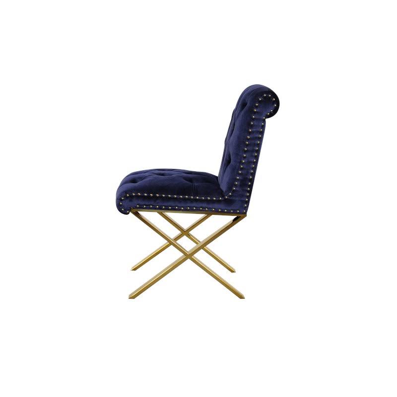 Navy Velvet Dining Chair O306814
