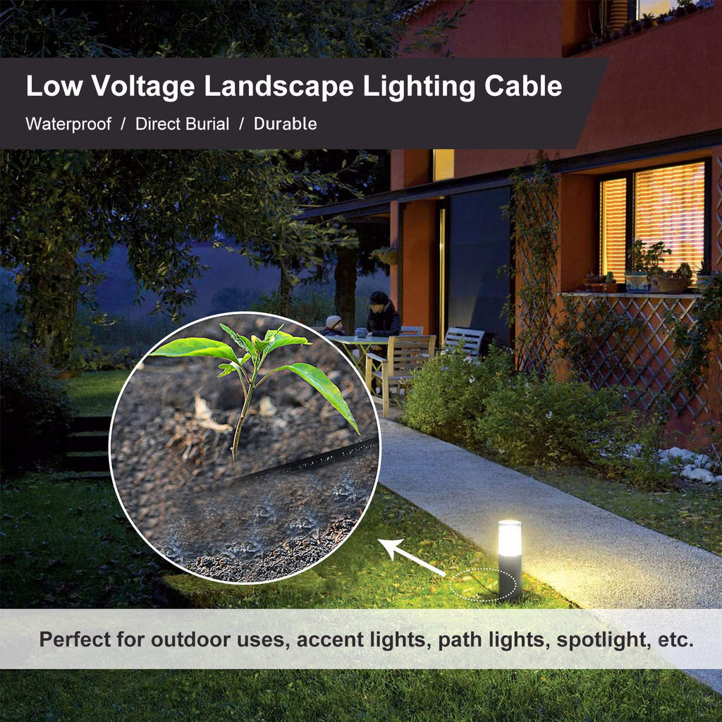 12/2 Low Voltage Landscape Lighting Cable 100 Feet V346760