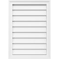 PVC Gable Vent with Brickm Q65309