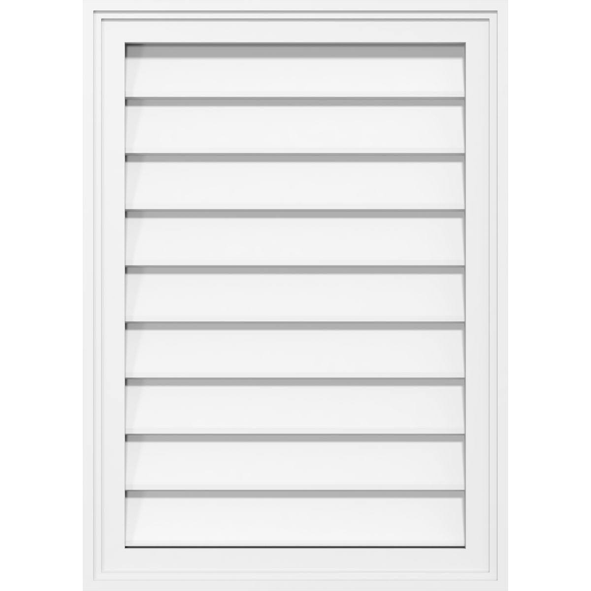 PVC Gable Vent with Brickm Q65309