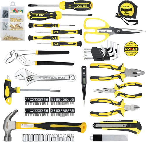 185-Piece General Hand Tool Kit with Toolbox Storage Case O6264
