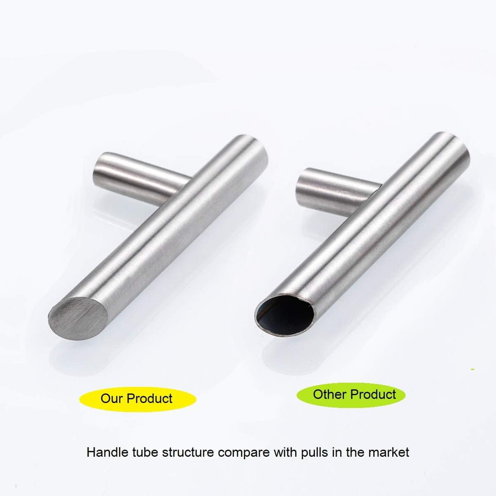 7" Matt Black Stainless Steel Cabinet Handles, 30 Pack A251