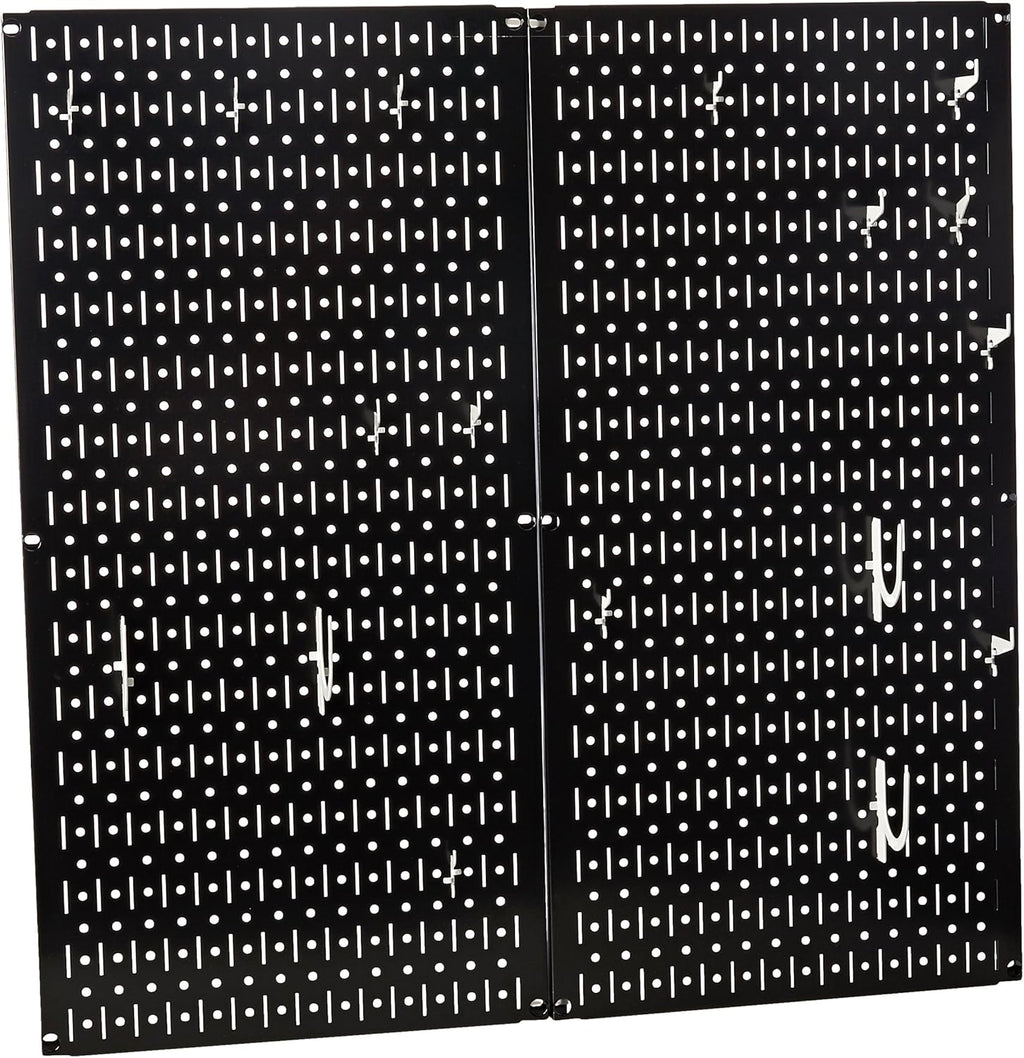 White Pegboard Storage and Organization Kit with Accessories Pack of 2 A9916